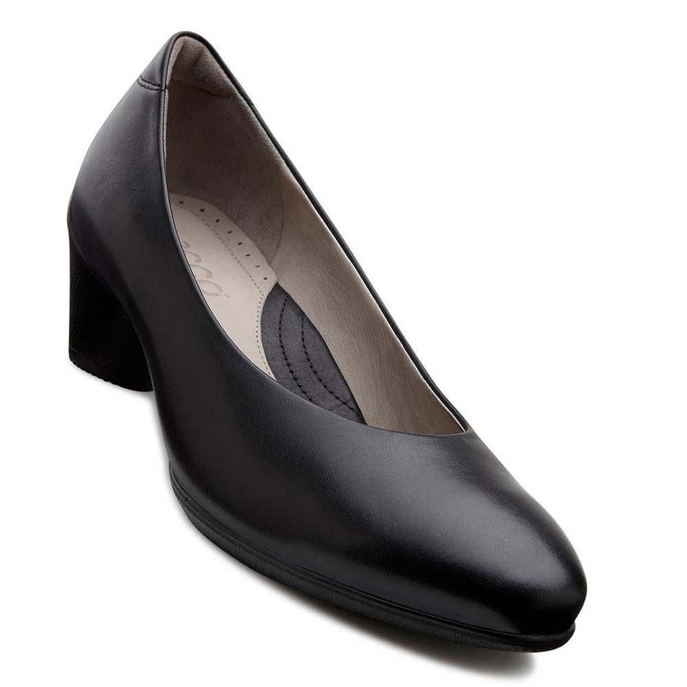 Ecco Sculptured 45 Plain Pumps Dam Svarta | SE 159PJJ